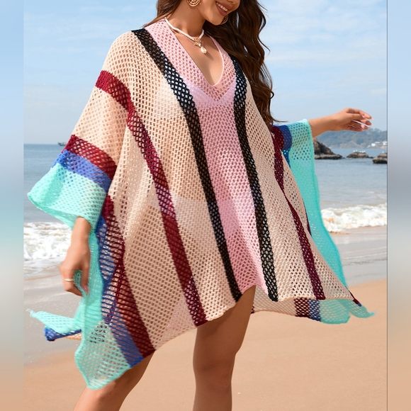 Luminous Sands Openwork Coverup - Tan - Picture 4 of 8